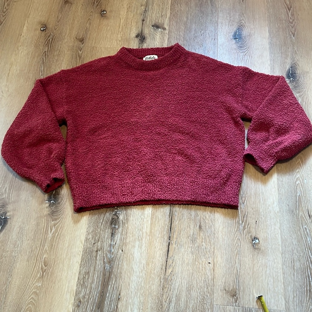 Listicle sweater Coral Size Medium